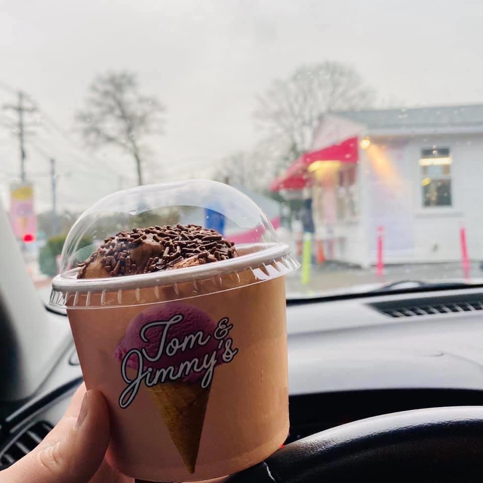 Tom and Jimmy's Ice Cream in Middleborough